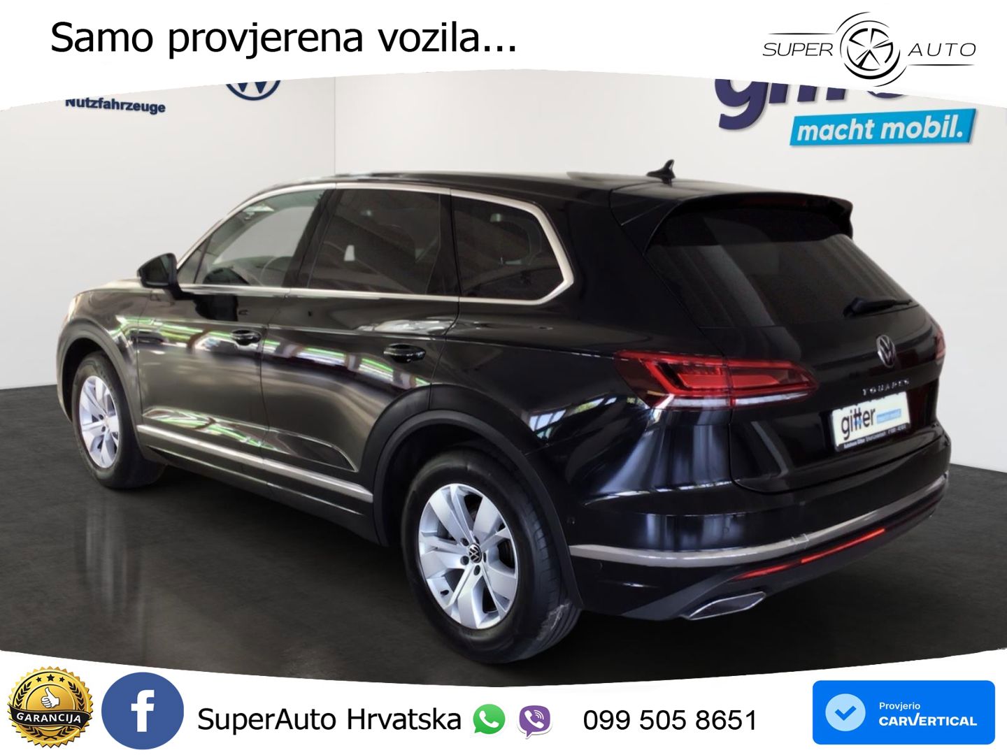 Volkswagen Touareg 3.0 V6 TDI (286 KS) 4MOTION Tiptronic ZRAČNI+ACC+GR SJED+KAM