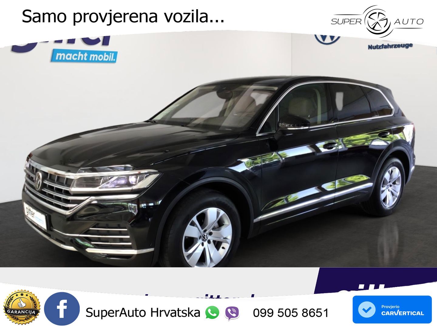 Volkswagen Touareg 3.0 V6 TDI (286 KS) 4MOTION Tiptronic ZRAČNI+ACC+GR SJED+KAM