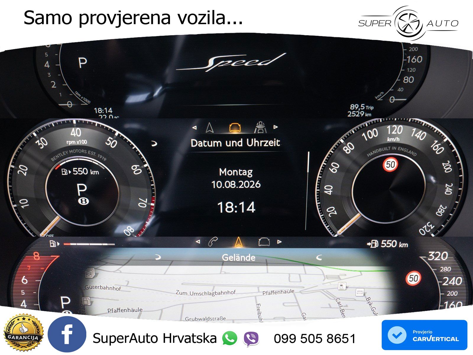 Bentley Bentayga Speed 4.0 V8 (650 KS) AWD Automatic LED+GR SJED+ACC
