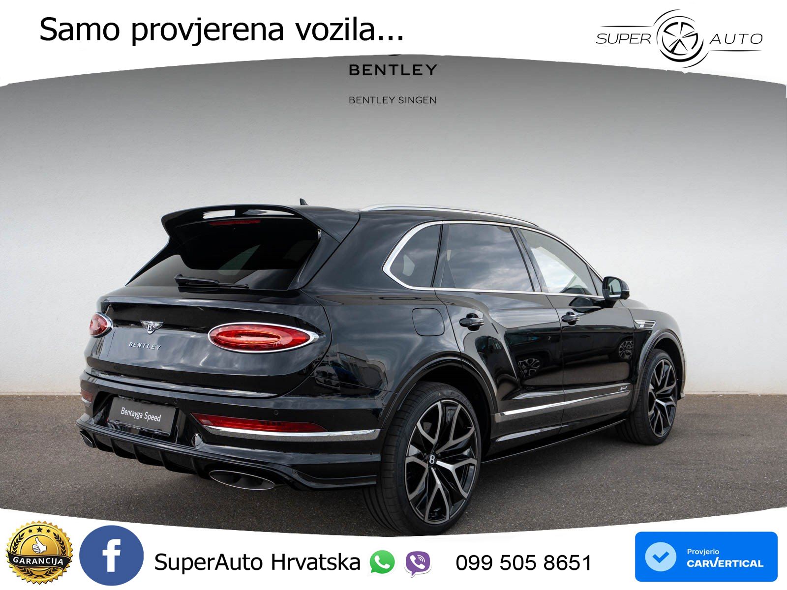 Bentley Bentayga Speed 4.0 V8 (650 KS) AWD Automatic LED+GR SJED+ACC