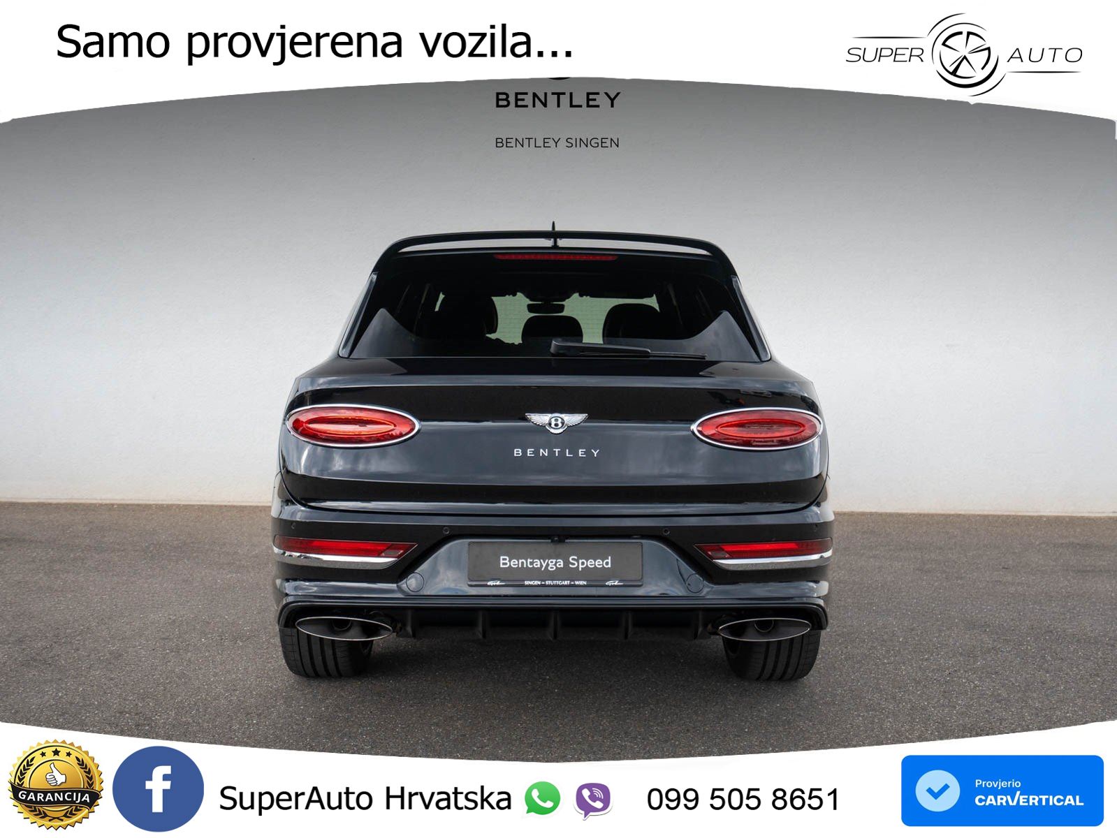 Bentley Bentayga Speed 4.0 V8 (650 KS) AWD Automatic LED+GR SJED+ACC