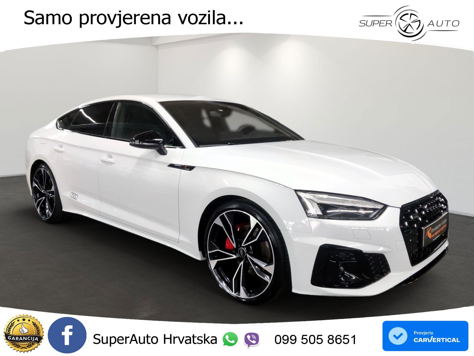 Audi A5 Sportback 40 TDI (204 KS) quattro S tronic S line MATRIX+GR SJED+KAM