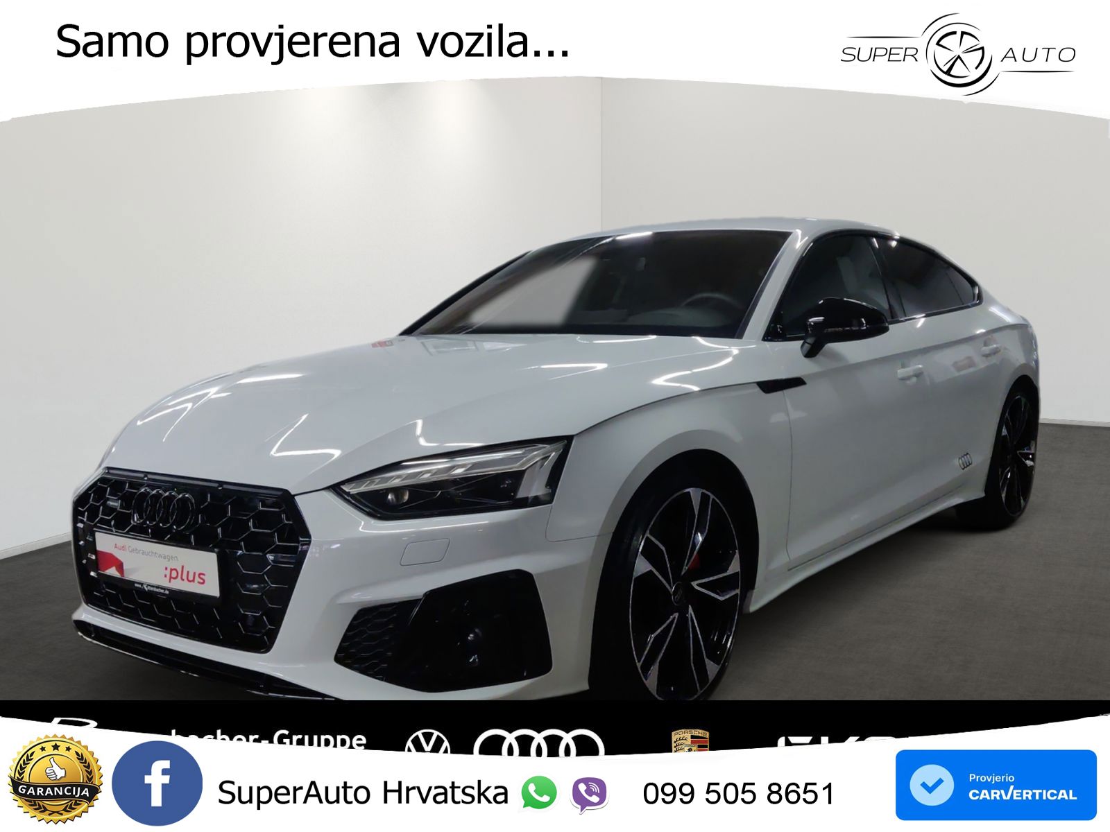 Audi A5 Sportback 40 TDI (204 KS) quattro S tronic S line MATRIX+GR SJED+KAM