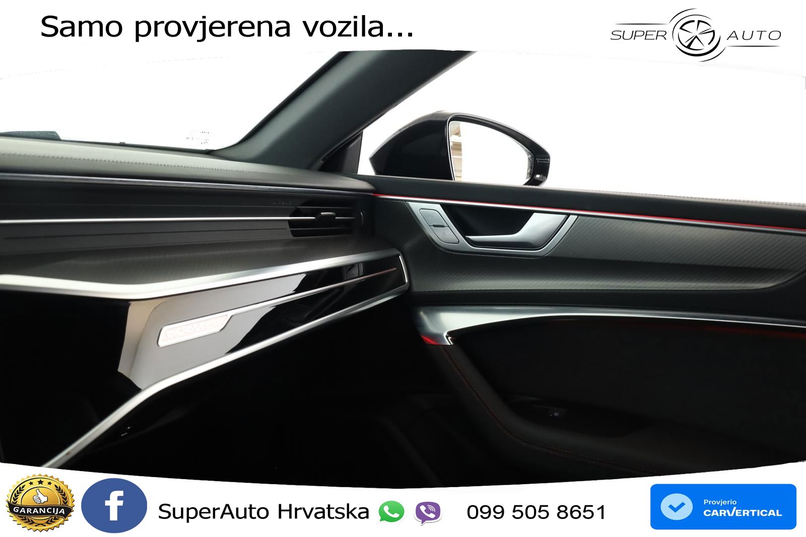 Audi RS7 4.0 TFSI V8 performance (630 KS) quattro tiptronic ZRAČNI+ACC+GR SJED+KAM+PANO