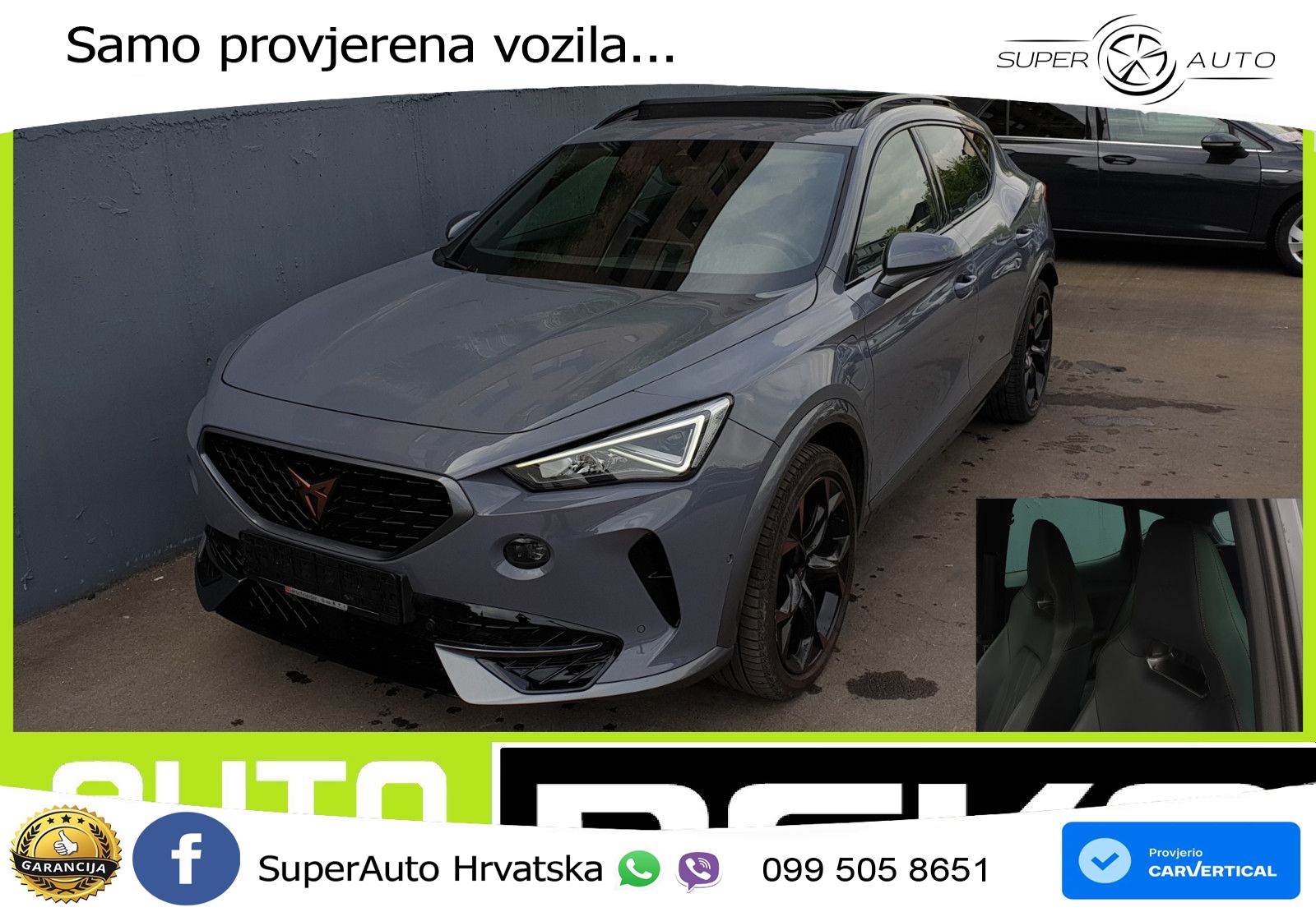 Cupra Formentor 1.4 TSI (245 KS) e-Hybrid DSG VZ LED+GR SJED+ACC
