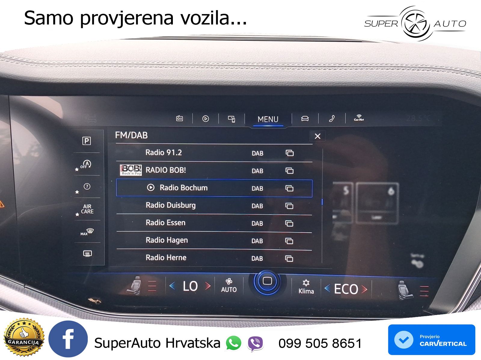 Volkswagen Touareg 3.0 V6 TDI (286 KS) 4MOTION Tiptronic R-Line ZRAČNI+ACC+GR SJED+KAM+PANO