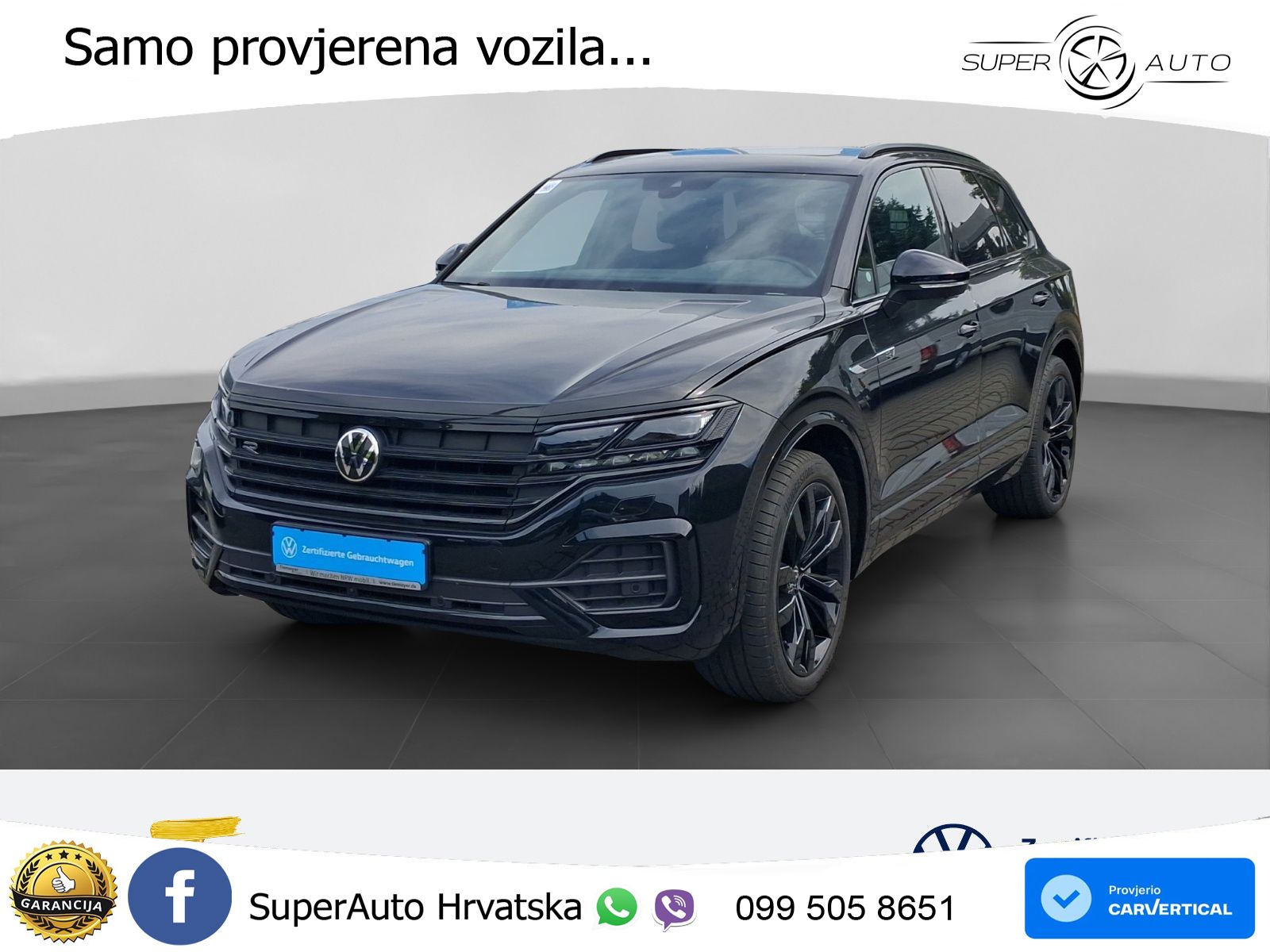 Volkswagen Touareg 3.0 V6 TDI (286 KS) 4MOTION Tiptronic R-Line ZRAČNI+ACC+GR SJED+KAM+PANO