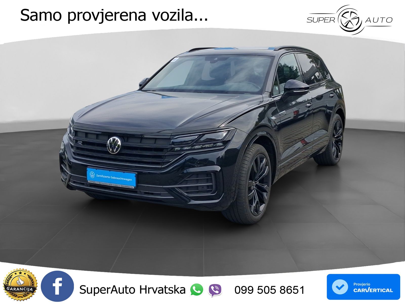 Volkswagen Touareg 3.0 V6 TDI (286 KS) 4MOTION Tiptronic R-Line ZRAČNI+ACC+GR SJED+KAM+PANO