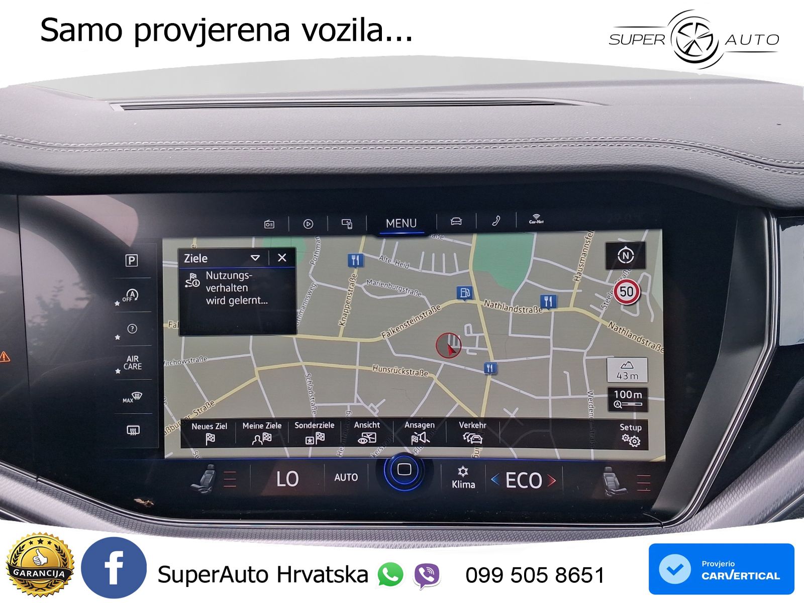 Volkswagen Touareg 3.0 V6 TDI (286 KS) 4MOTION Tiptronic R-Line ZRAČNI+ACC+GR SJED+KAM+PANO