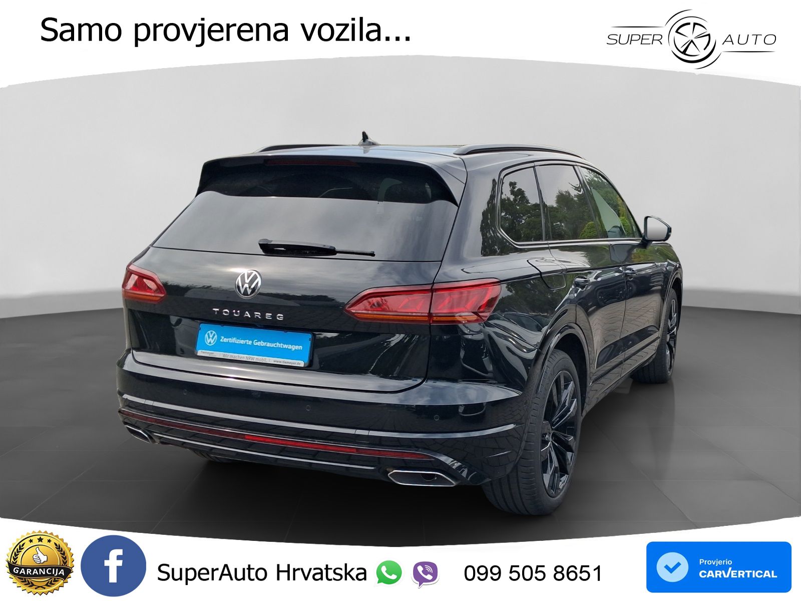 Volkswagen Touareg 3.0 V6 TDI (286 KS) 4MOTION Tiptronic R-Line ZRAČNI+ACC+GR SJED+KAM+PANO