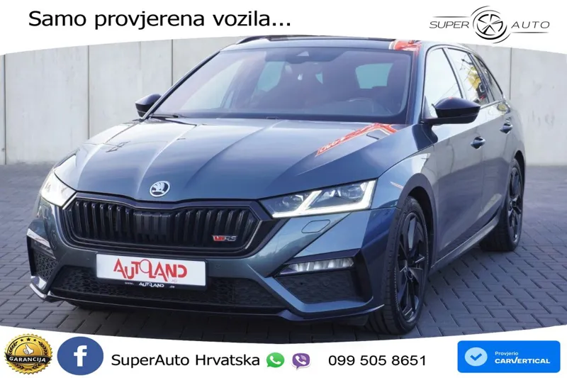 Škoda Octavia Combi RS 2.0 TSI (245 KS) DSG LED+GR SJED+ACC