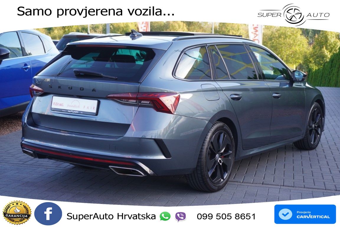 Škoda Octavia Combi RS 2.0 TSI (245 KS) DSG LED+GR SJED+ACC