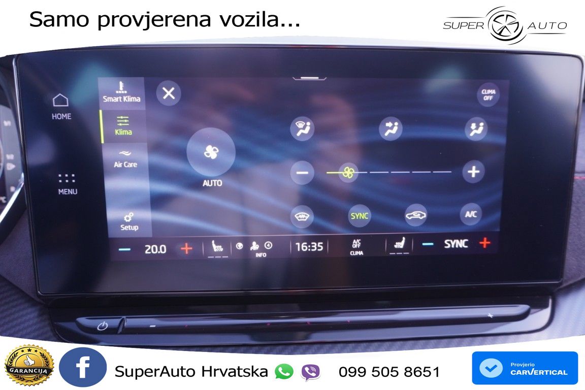 Škoda Octavia Combi RS 2.0 TSI (245 KS) DSG LED+GR SJED+ACC