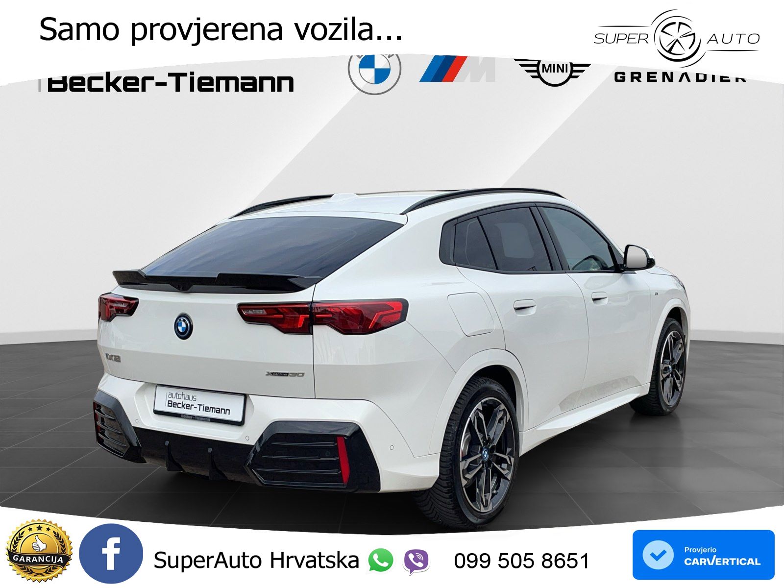 BMW iX2 66.5 kWh (313 KS) xDrive30 M Sport