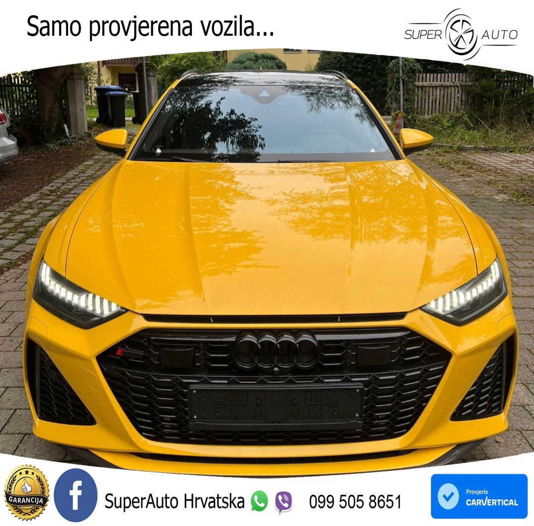 Audi RS6 Avant 4.0 TFSI V8 performance (630 KS)  quattro tiptronic MATRIX+GR SJED+KAM