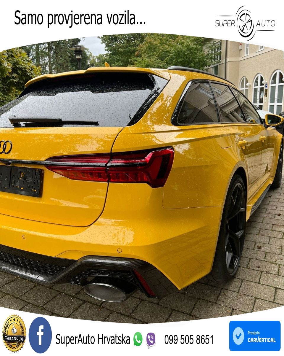 Audi RS6 Avant 4.0 TFSI V8 performance (630 KS)  quattro tiptronic MATRIX+GR SJED+KAM