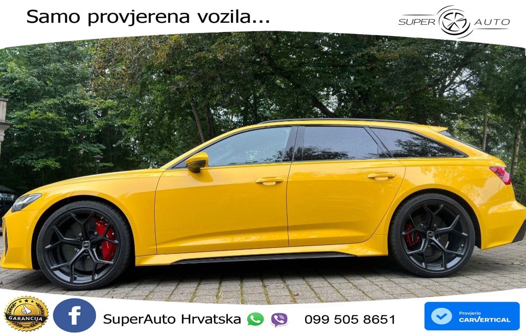 Audi RS6 Avant 4.0 TFSI V8 performance (630 KS)  quattro tiptronic MATRIX+GR SJED+KAM