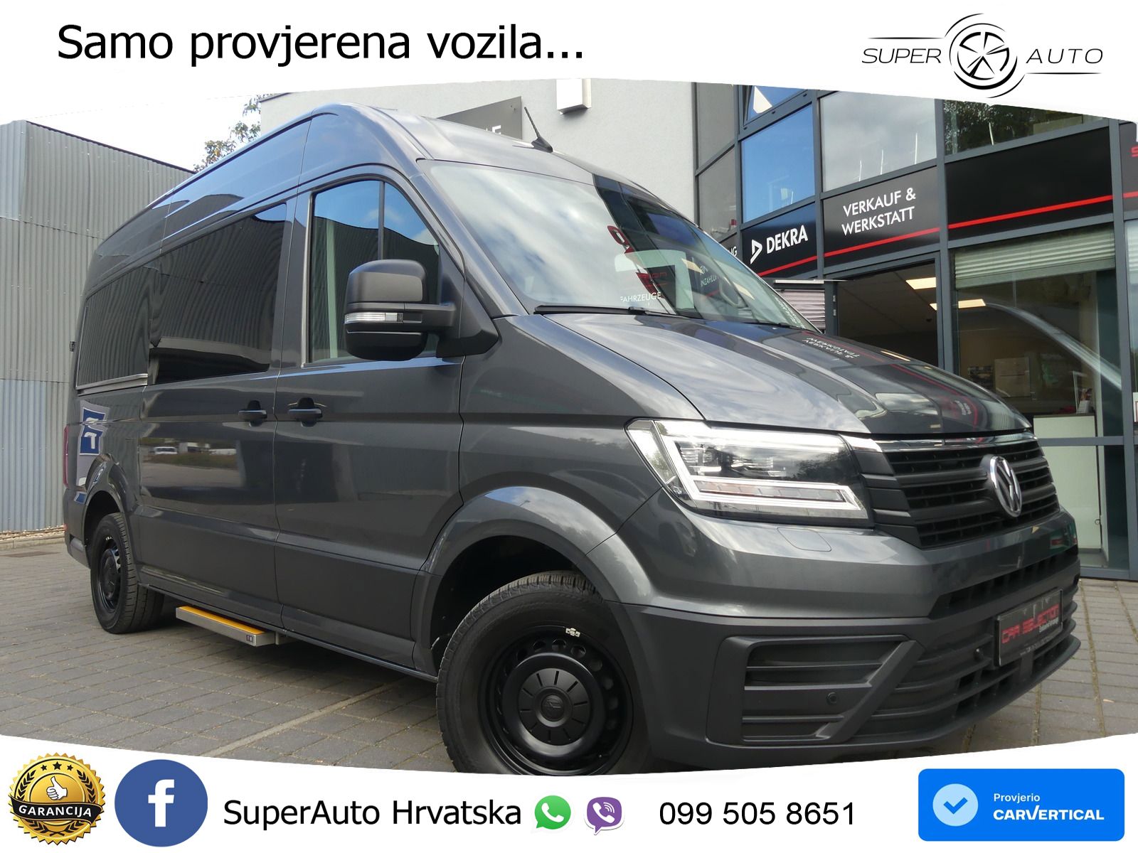 Volkswagen Crafter Kombi 35 2.0 TDI MR Autom. RAMPE/9-SITZE 140 KS