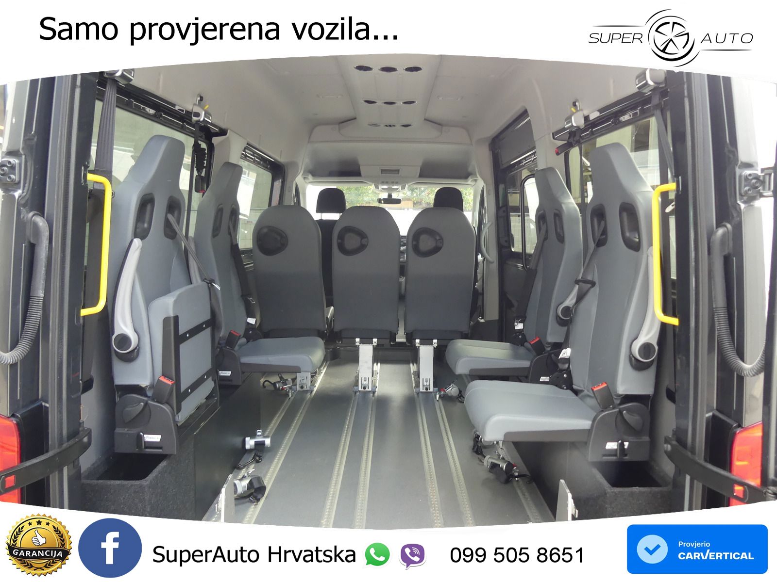 Volkswagen Crafter Kombi 35 2.0 TDI MR Autom. RAMPE/9-SITZE 140 KS