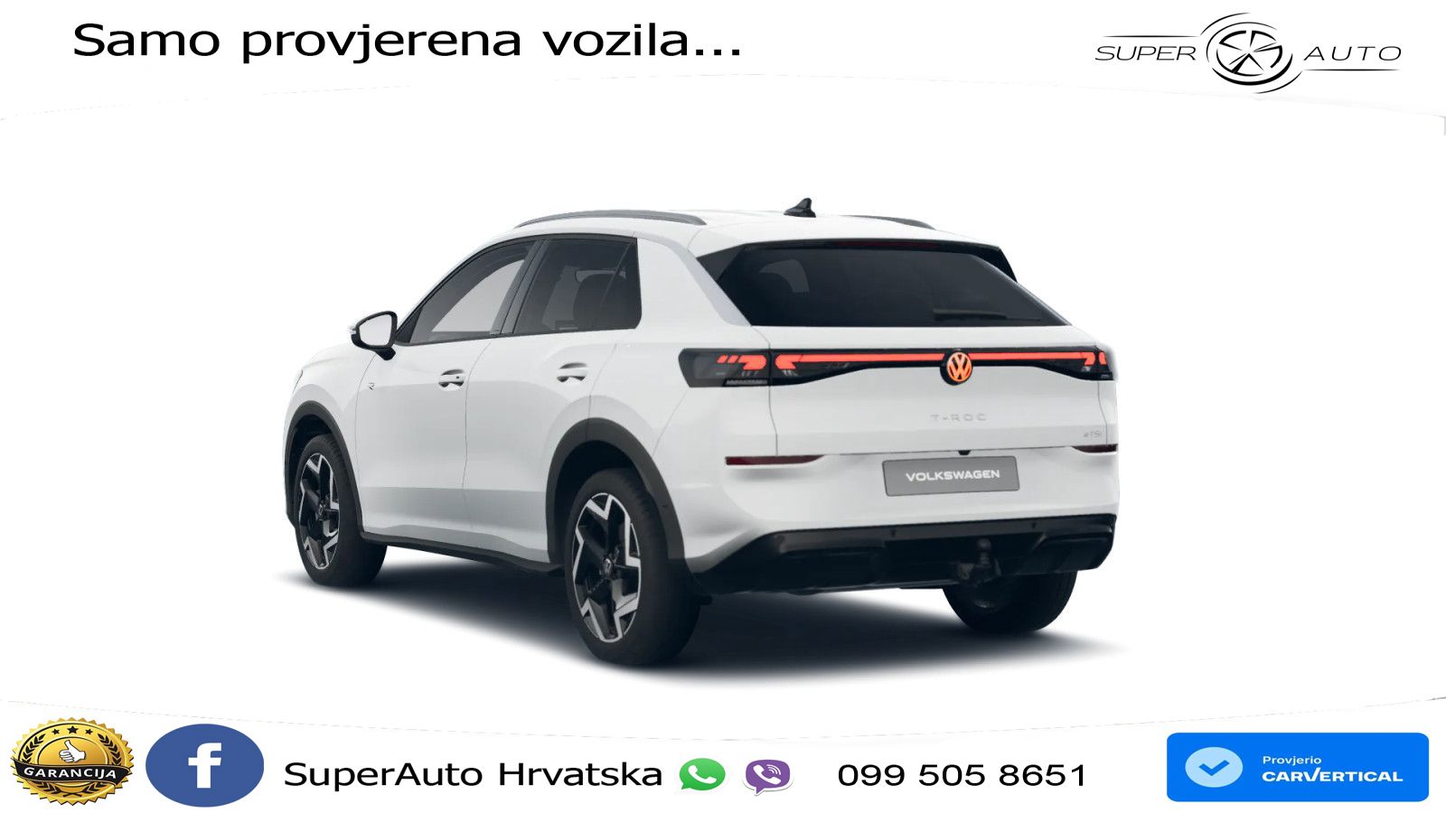 Volkswagen T-Roc 1.5 eTSI (150 KS)  DSG R-Line LED+GR SJED+ACC