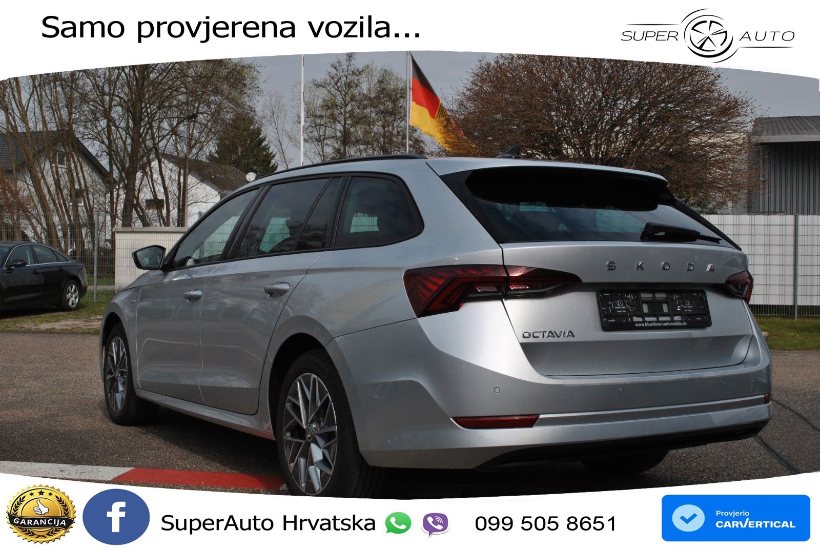 Škoda Octavia Combi 2.0 TDI (150 KS) DSG LED+GR SJED+ACC