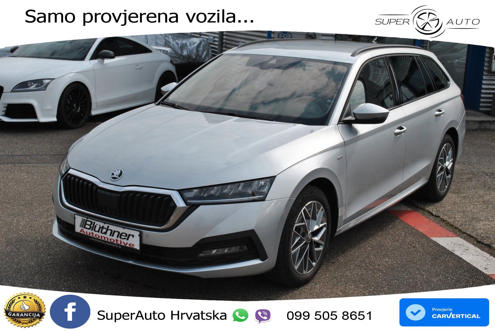 Škoda Octavia Combi 2.0 TDI (150 KS) DSG LED+GR SJED+ACC