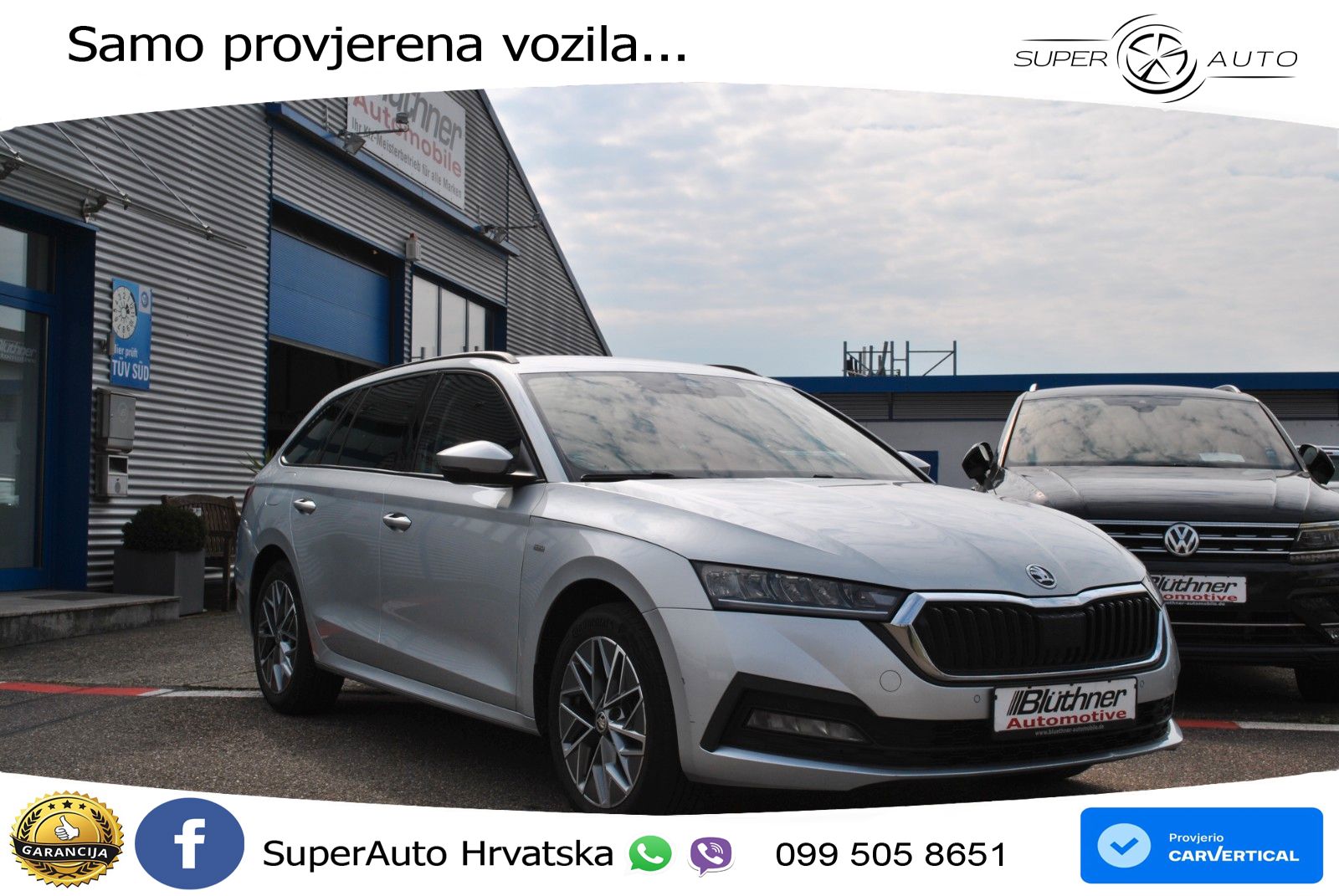 Škoda Octavia Combi 2.0 TDI (150 KS) DSG LED+GR SJED+ACC