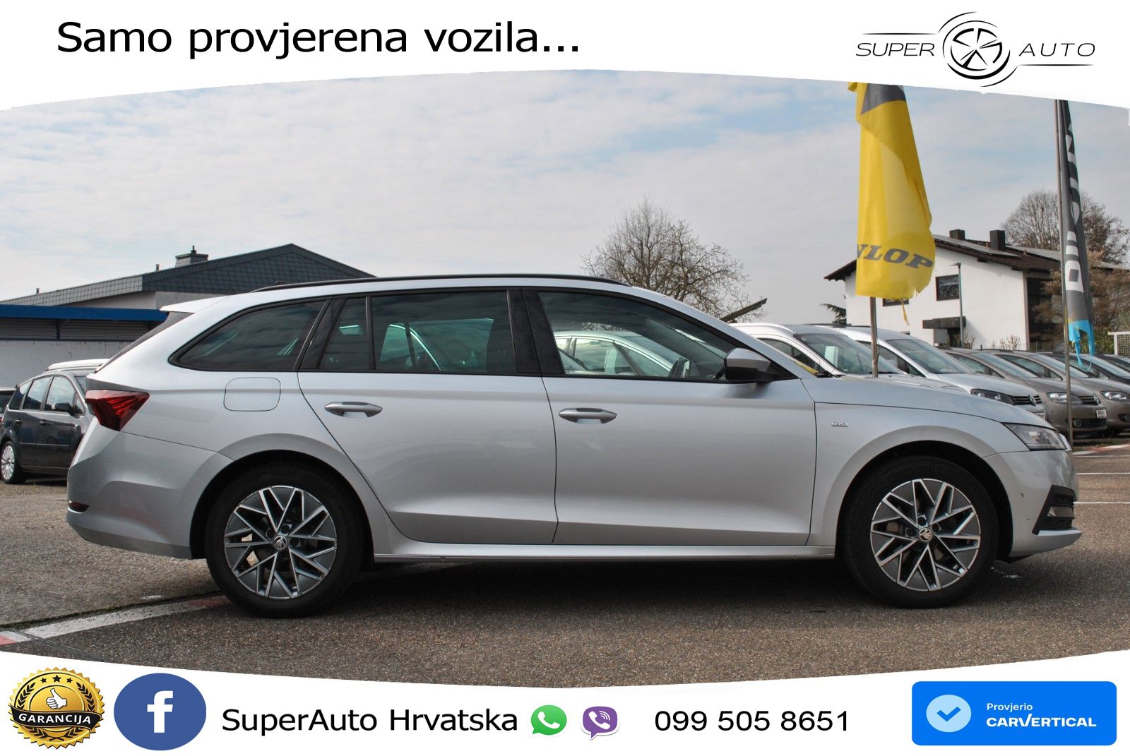 Škoda Octavia Combi 2.0 TDI (150 KS) DSG LED+GR SJED+ACC