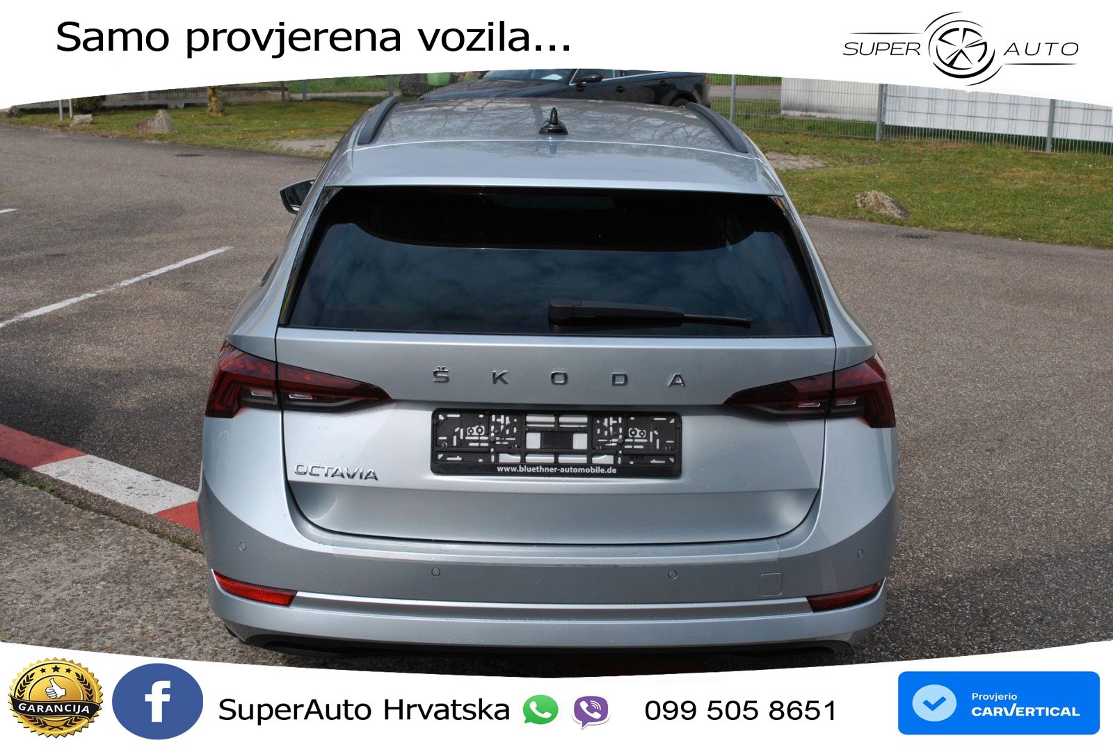 Škoda Octavia Combi 2.0 TDI (150 KS) DSG LED+GR SJED+ACC