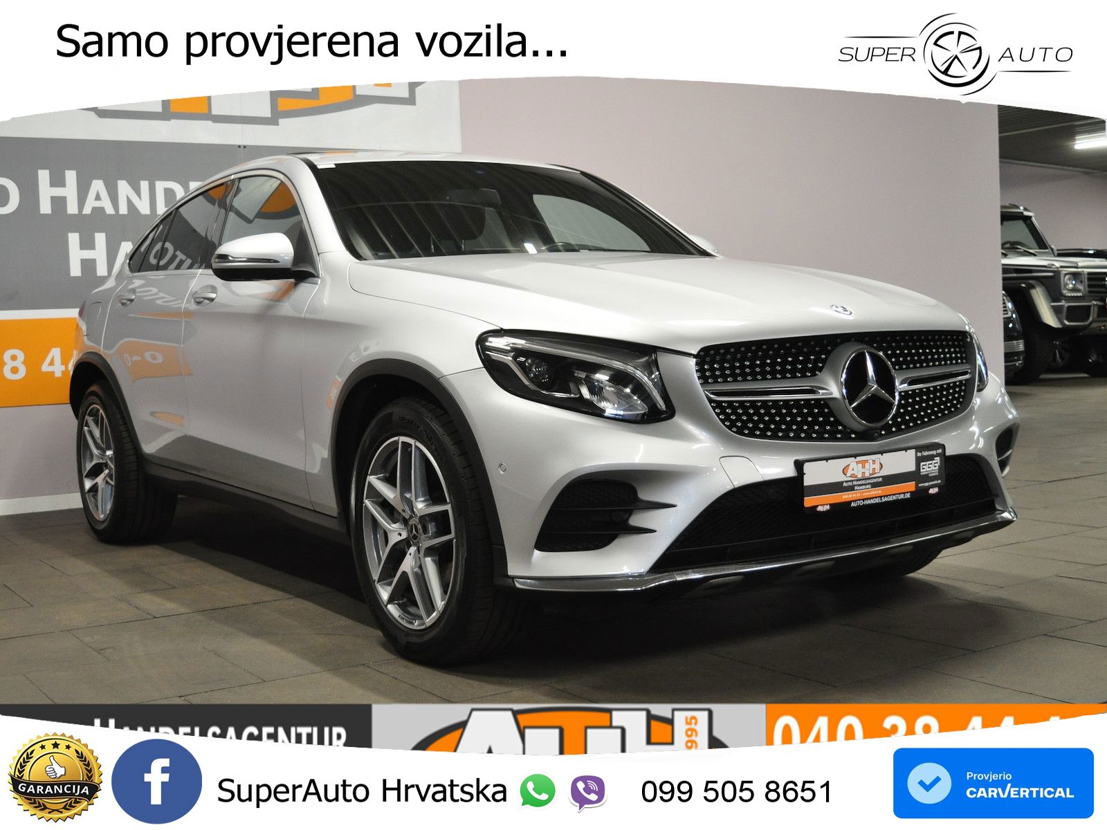 Mercedes GLC Coupe 250 (211 KS) 4MATIC G-TRONIC AMG ZRAČNI+ACC+GR SJED+360+PANO