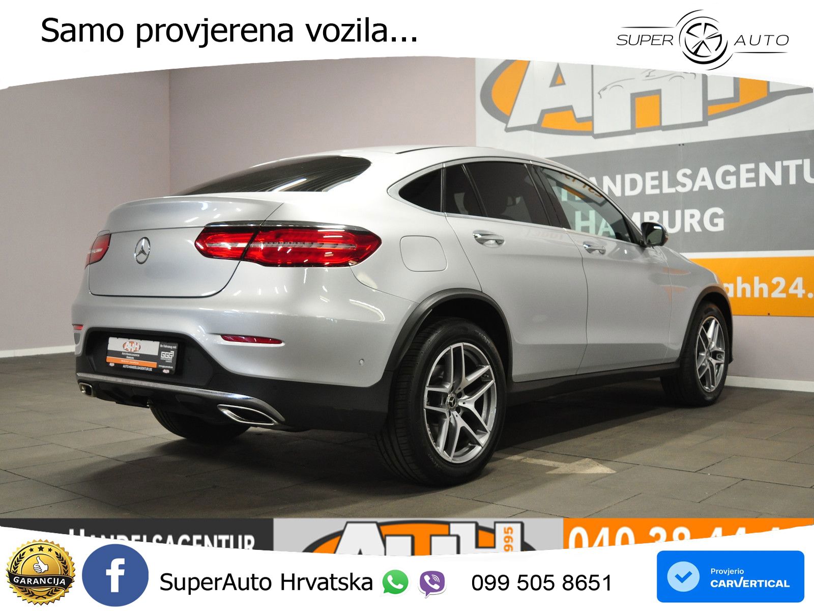 Mercedes GLC Coupe 250 (211 KS) 4MATIC G-TRONIC AMG ZRAČNI+ACC+GR SJED+360+PANO