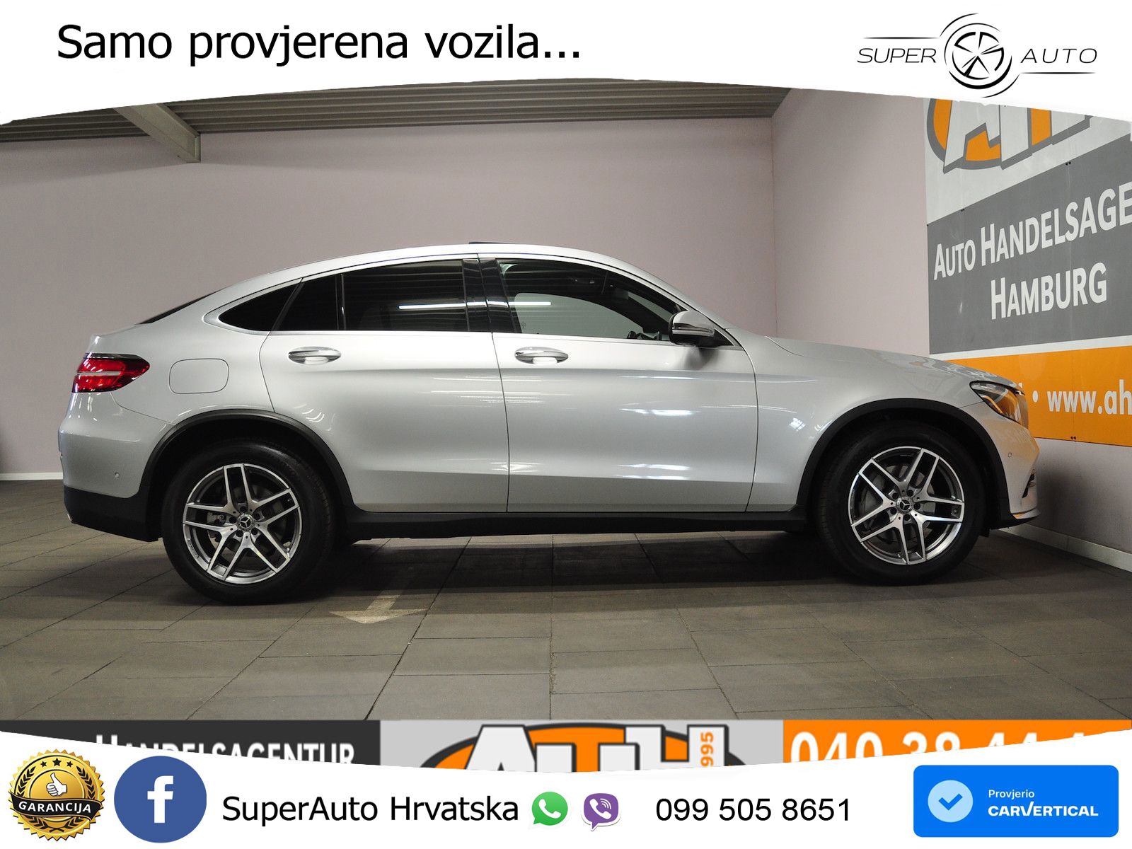Mercedes GLC Coupe 250 (211 KS) 4MATIC G-TRONIC AMG ZRAČNI+ACC+GR SJED+360+PANO