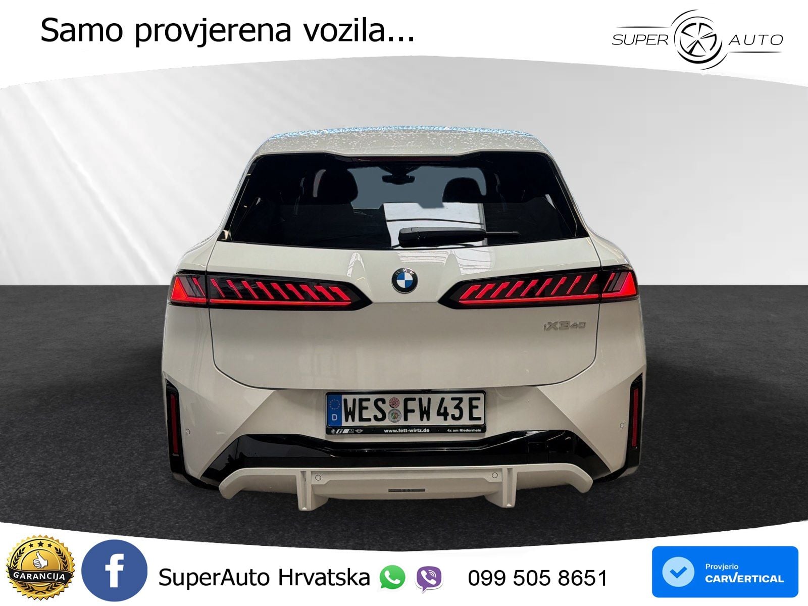 BMW iX3 40 82.6 kWh (320 KS)