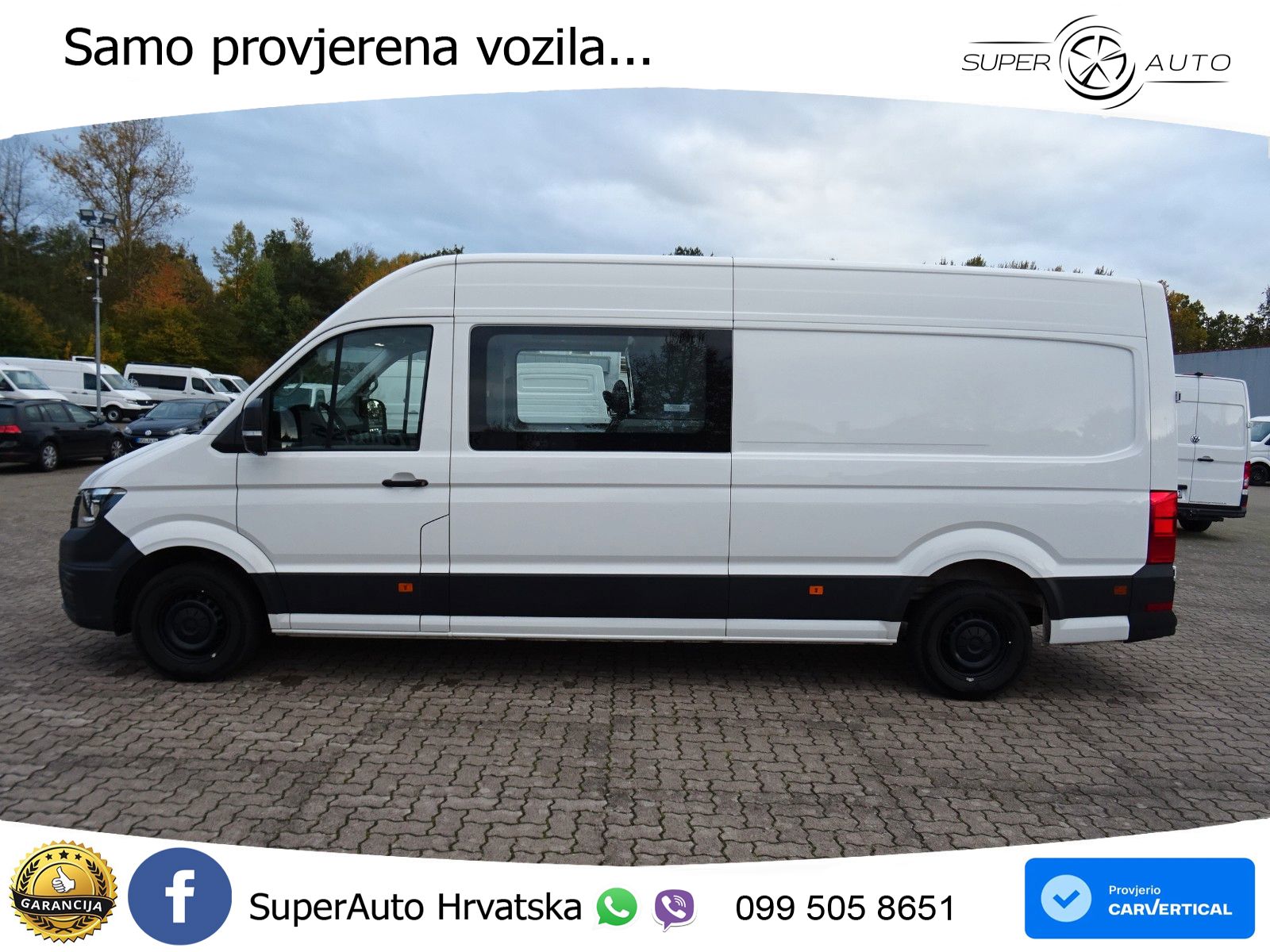 Volkswagen Crafter 35 Kasten Plus Mixto LR 6.Sitze AHK 3.5 140 KS