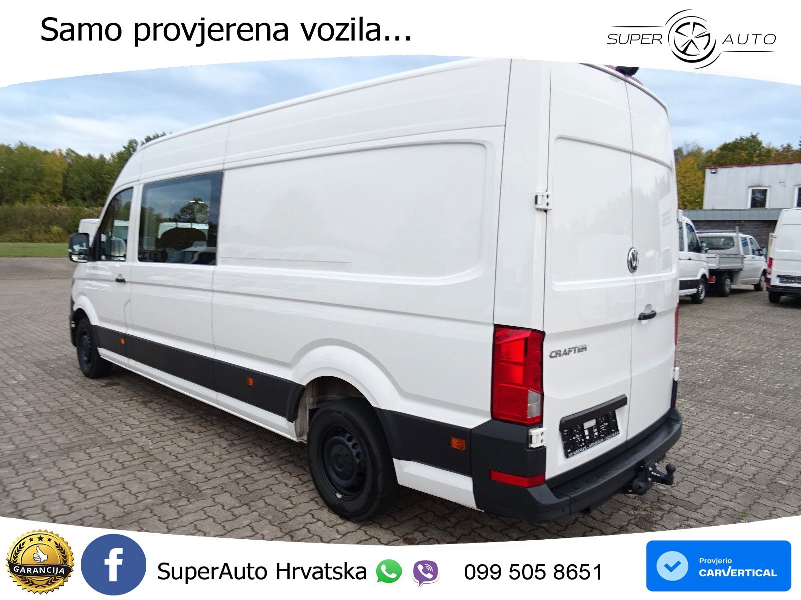 Volkswagen Crafter 35 Kasten Plus Mixto LR 6.Sitze AHK 3.5 140 KS