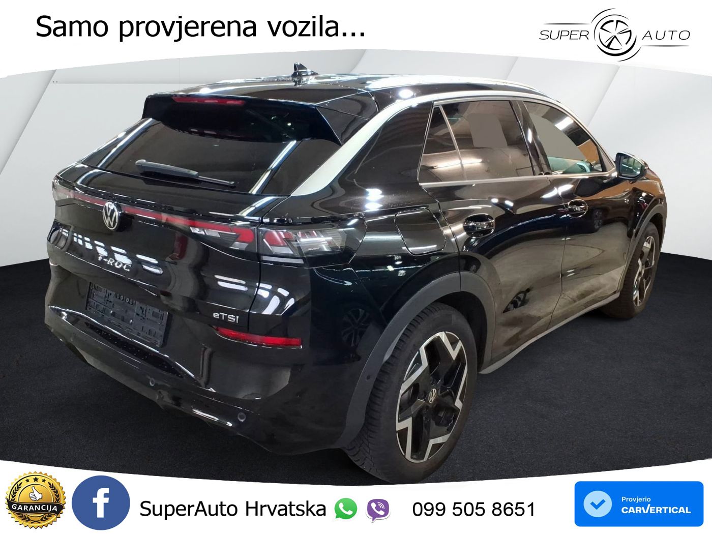Volkswagen T-Roc 1.5 eTSI (150 KS)  DSG R-Line LED+GR SJED+ACC