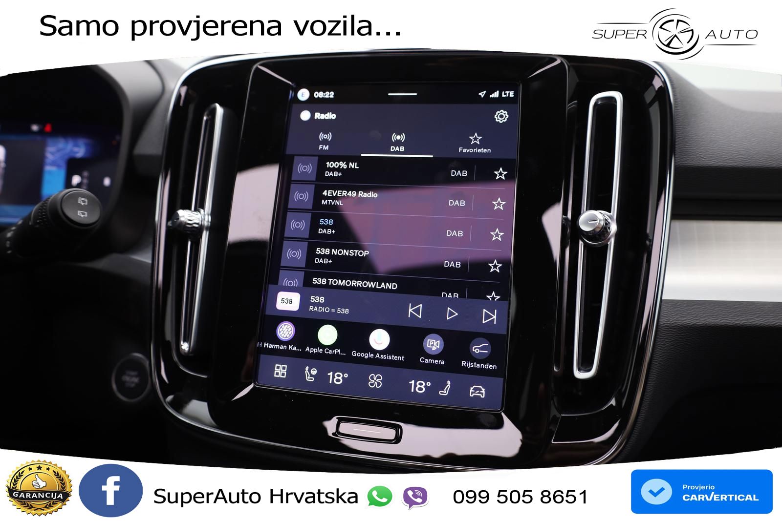 Volvo XC40 2.0 B4 197 KS Automatic LED+GR SJED+ACC