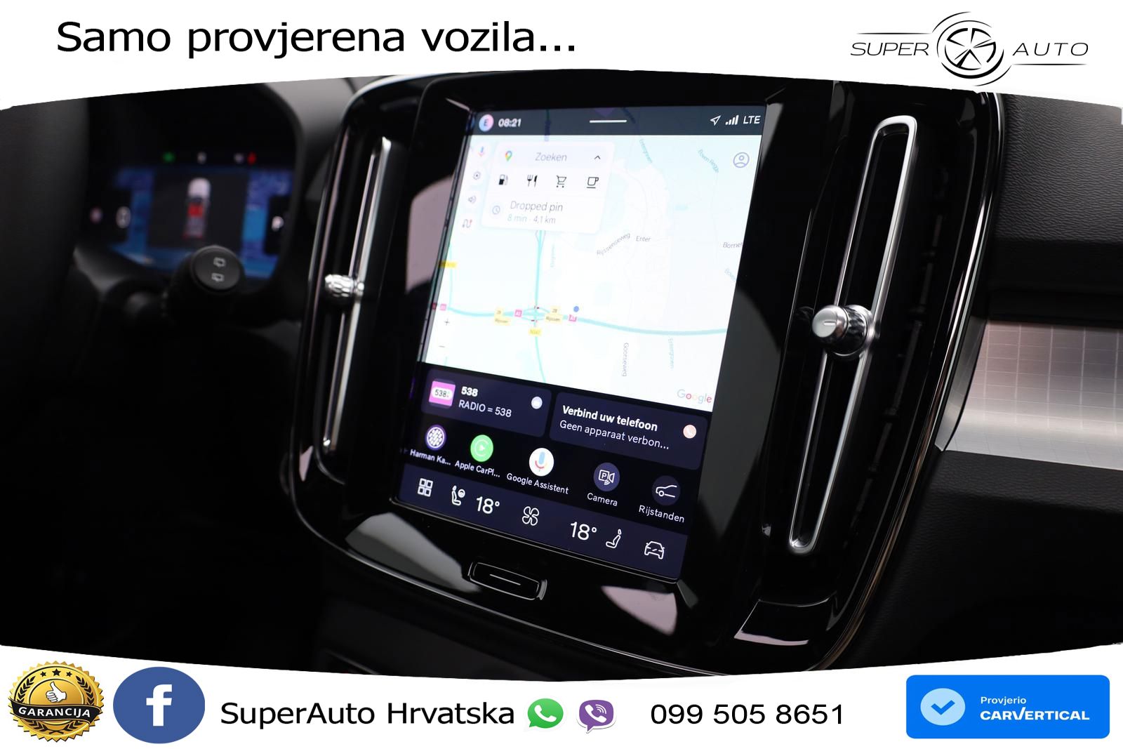 Volvo XC40 2.0 B4 197 KS Automatic LED+GR SJED+ACC