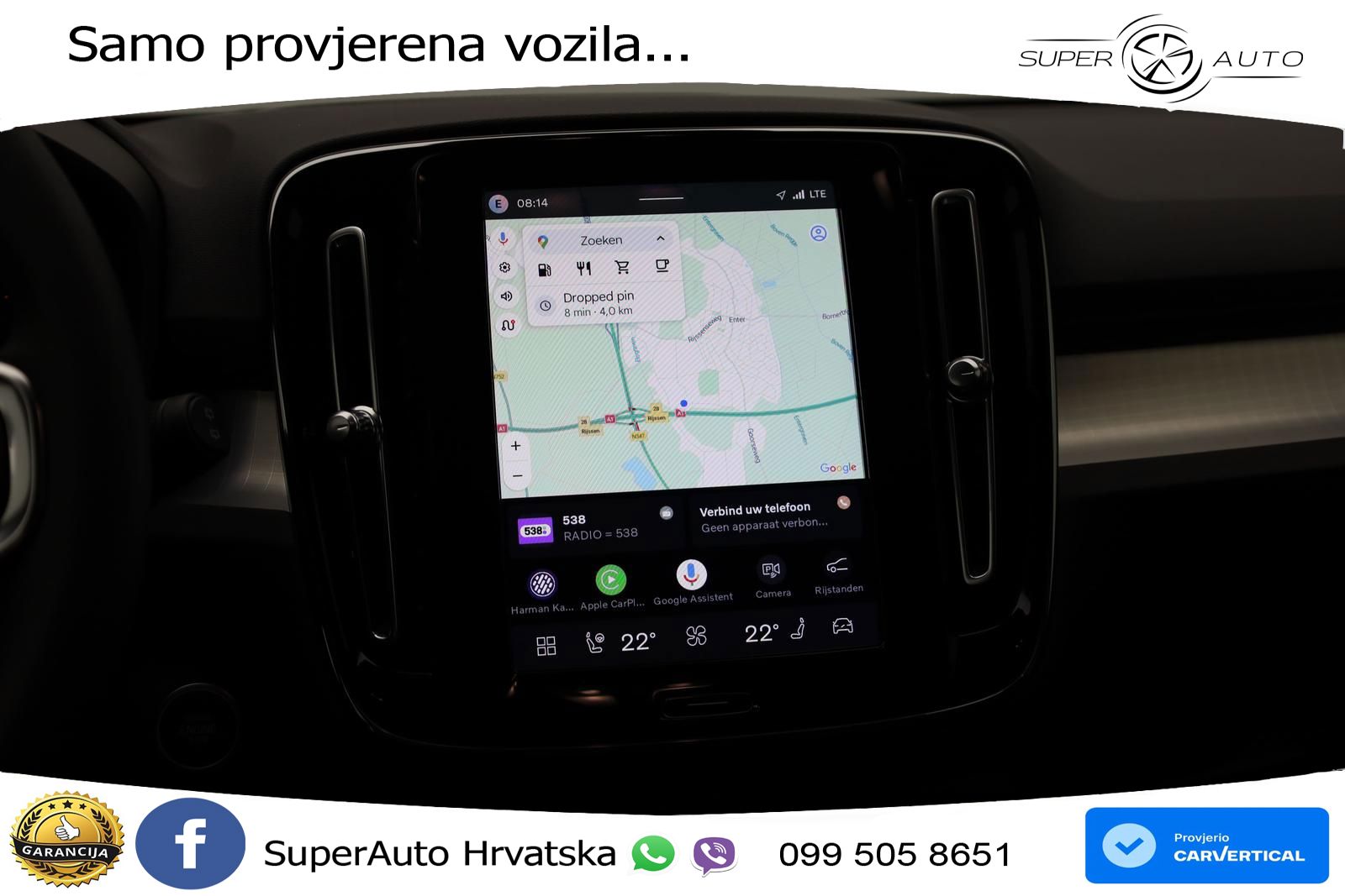 Volvo XC40 2.0 B4 197 KS Automatic LED+GR SJED+ACC