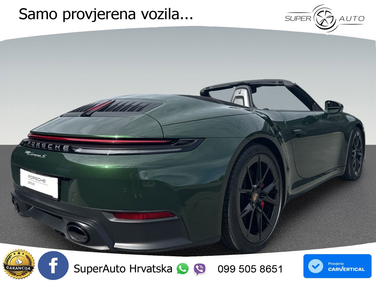Porsche 911 Carrera GTS Cabriolet 3.0 (480 KS) PDK MATRIX+GR SJED+KAM
