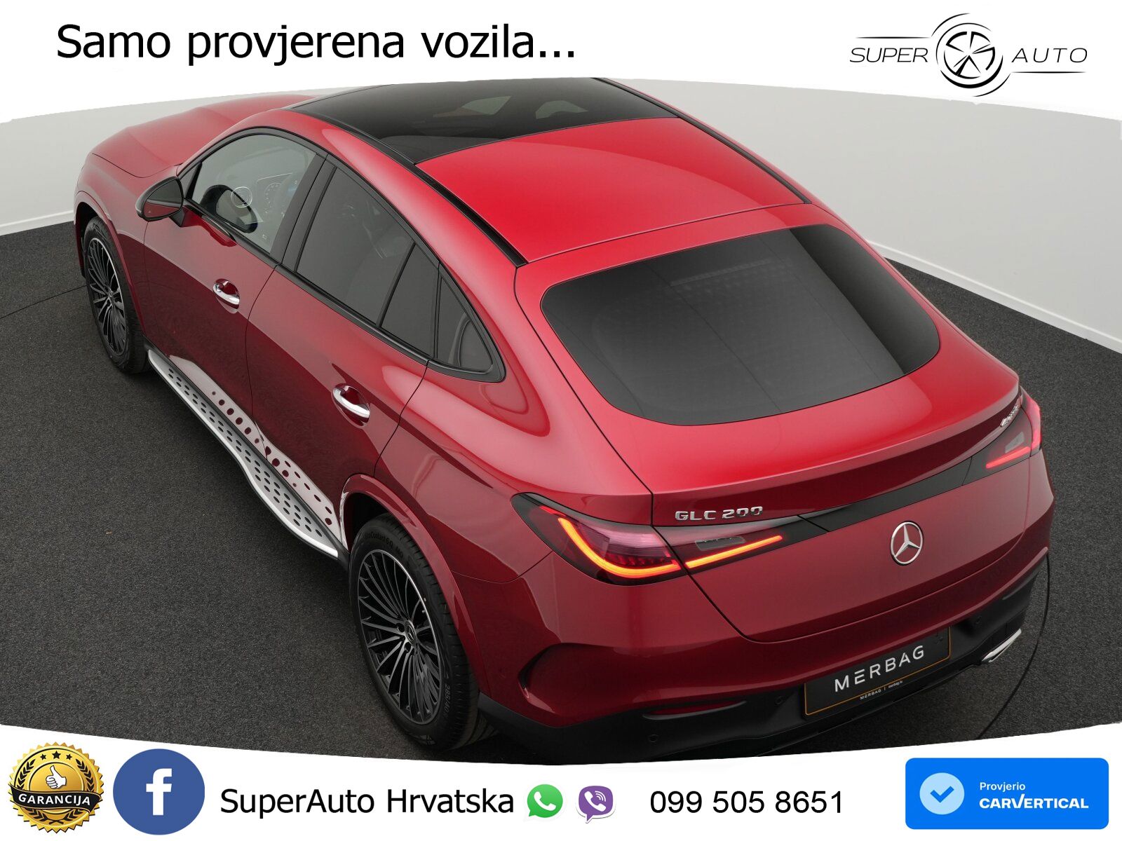 Mercedes GLC Coupe 200 (204 KS) 4MATIC 9G-TRONIC AMG ACC+GR SJED+360+PANO