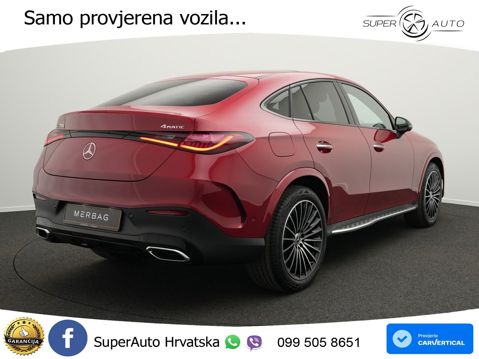 Mercedes GLC Coupe 200 (204 KS) 4MATIC 9G-TRONIC AMG ACC+GR SJED+360+PANO