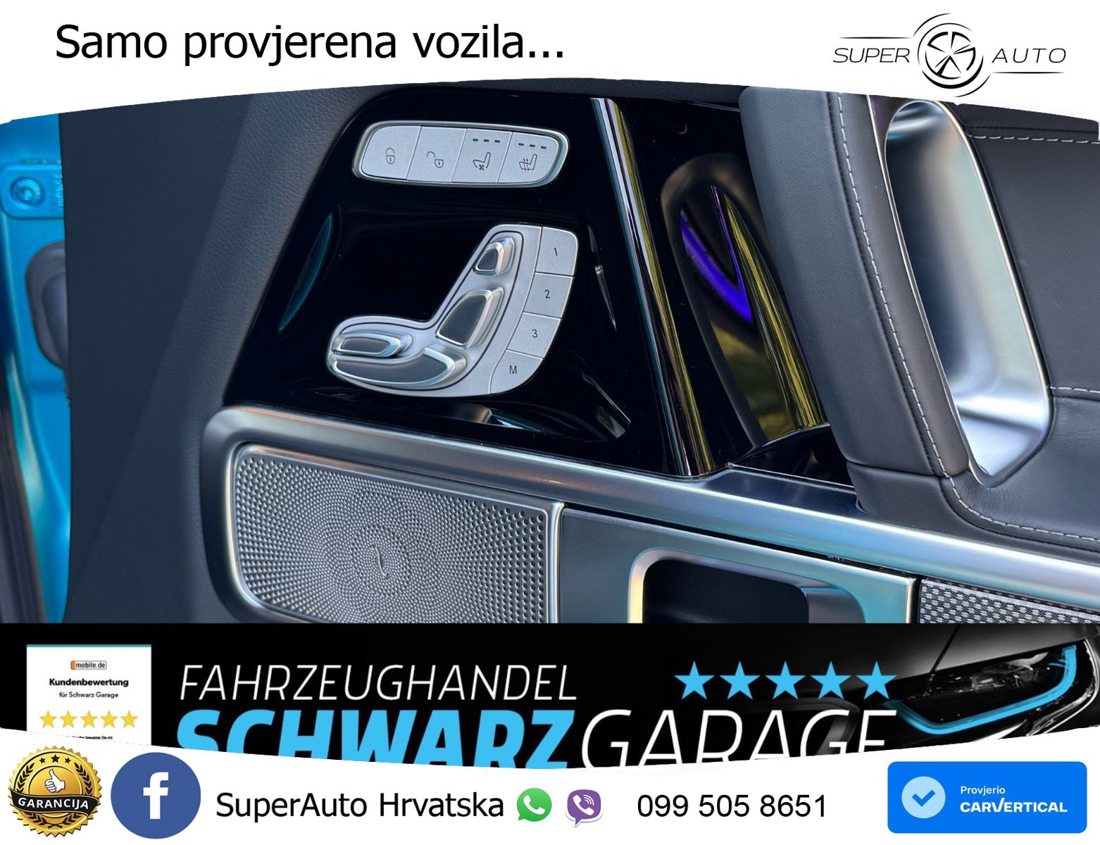 Mercedes AMG G 63 Long V8 (585 KS) 4MATIC 9G-TRONIC AMG SPEEDSHIFT TCT LED+GR SJED+ACC