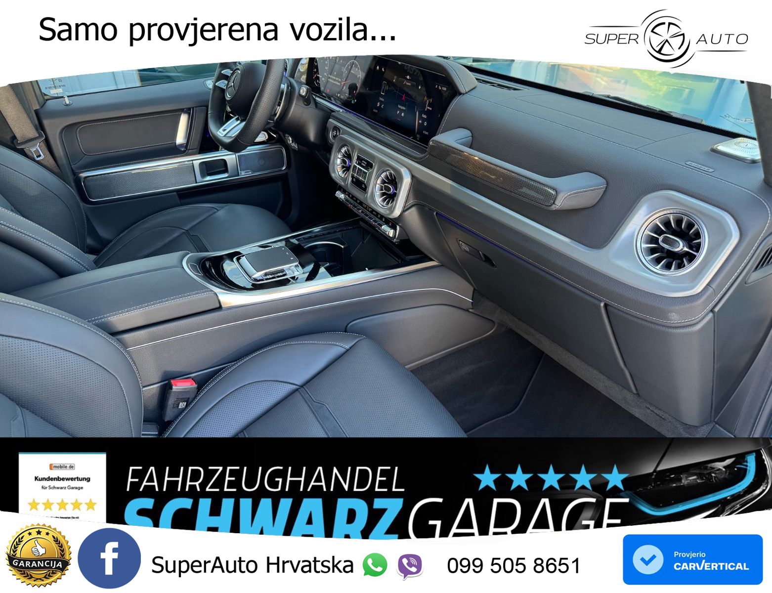 Mercedes AMG G 63 Long V8 (585 KS) 4MATIC 9G-TRONIC AMG SPEEDSHIFT TCT LED+GR SJED+ACC