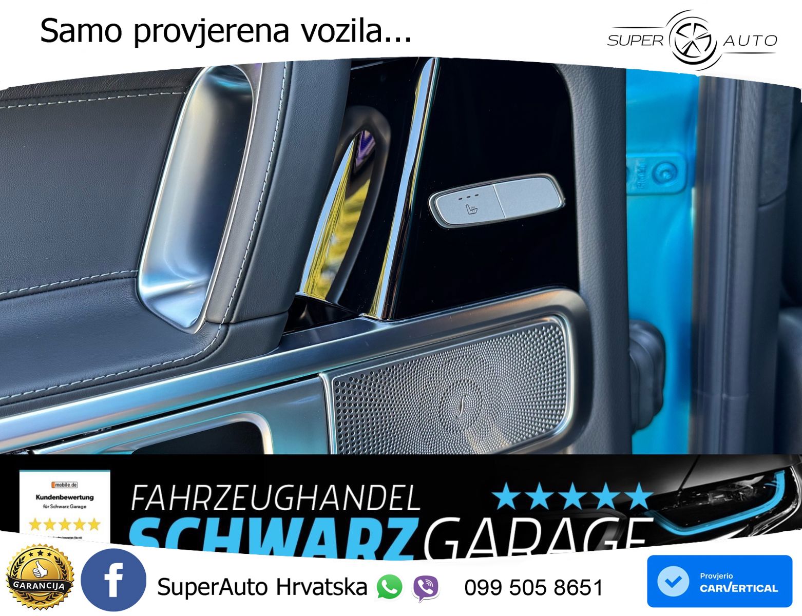 Mercedes AMG G 63 Long V8 (585 KS) 4MATIC 9G-TRONIC AMG SPEEDSHIFT TCT LED+GR SJED+ACC