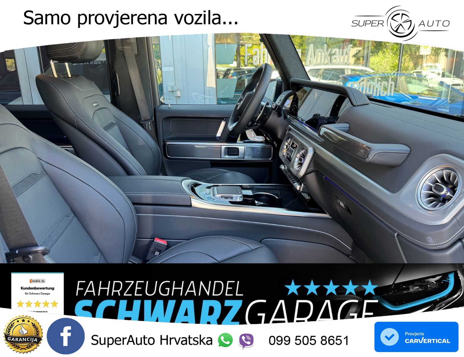 Mercedes AMG G 63 Long V8 (585 KS) 4MATIC 9G-TRONIC AMG SPEEDSHIFT TCT LED+GR SJED+ACC