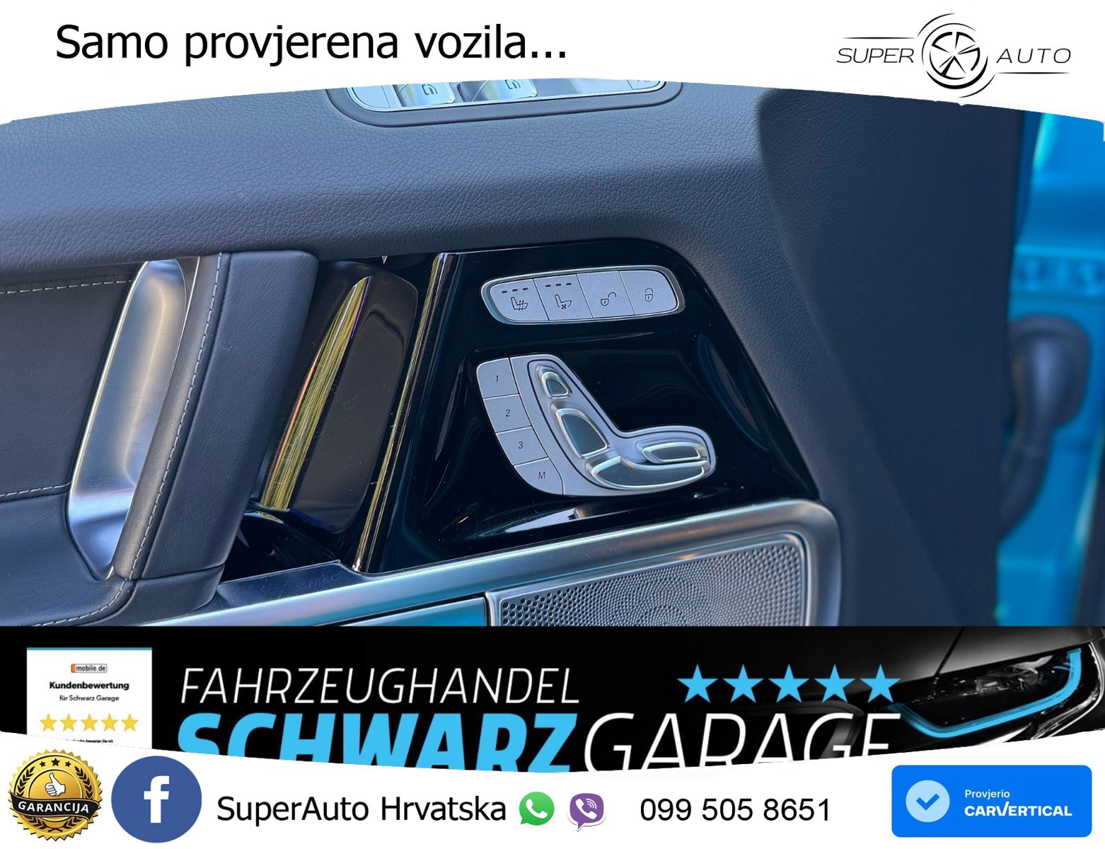 Mercedes AMG G 63 Long V8 (585 KS) 4MATIC 9G-TRONIC AMG SPEEDSHIFT TCT LED+GR SJED+ACC