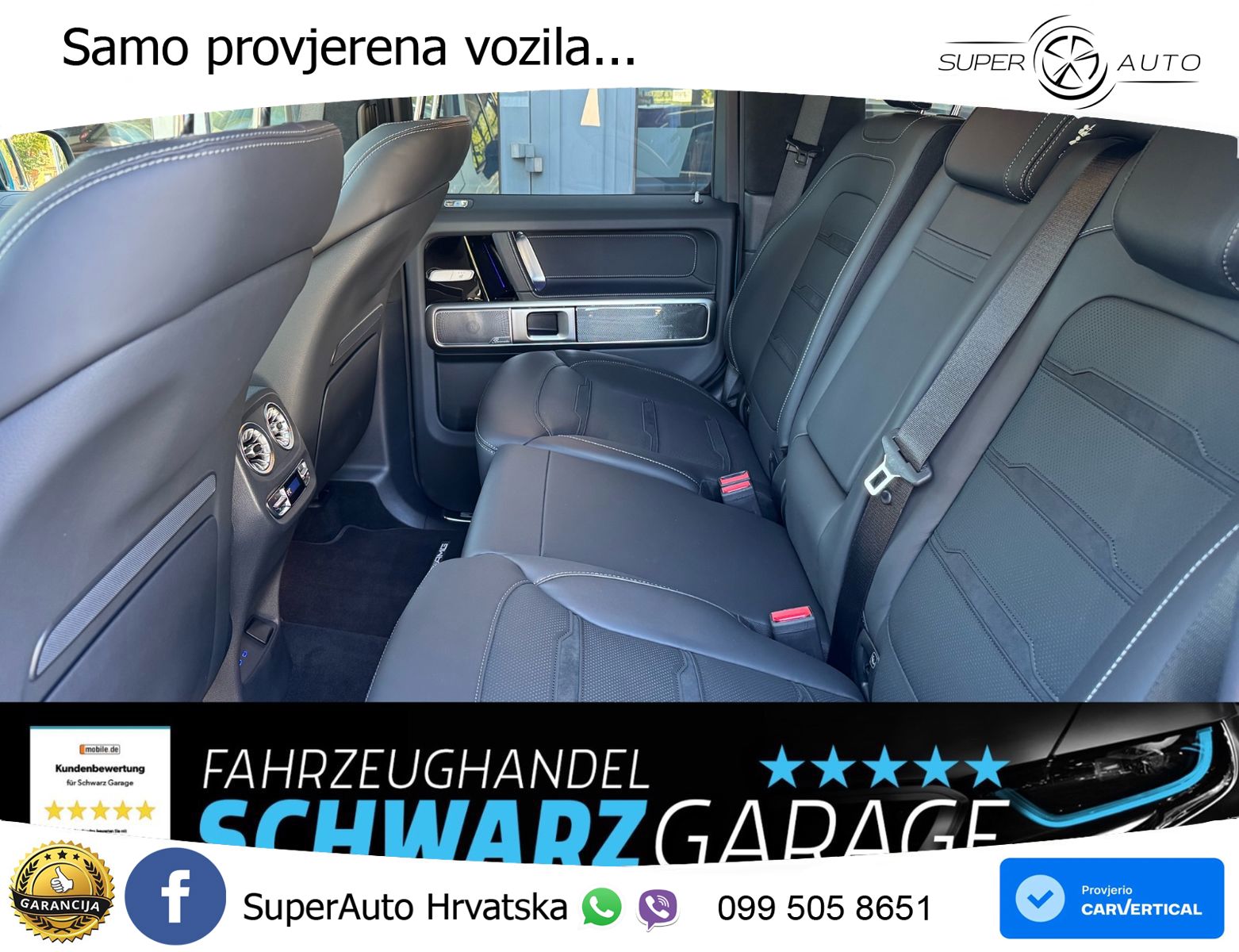 Mercedes AMG G 63 Long V8 (585 KS) 4MATIC 9G-TRONIC AMG SPEEDSHIFT TCT LED+GR SJED+ACC