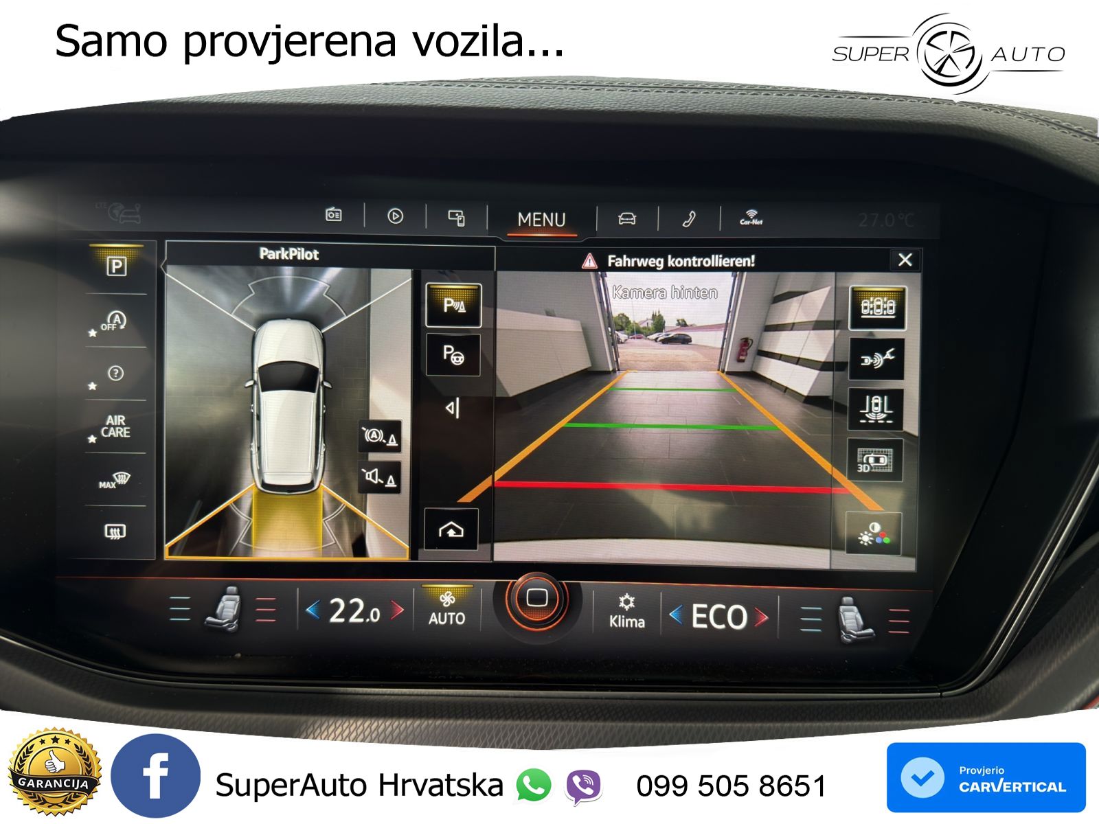 Volkswagen Touareg 3.0 V6 TDI (286 KS) 4MOTION Tiptronic R-Line ZRAČNI+ACC+GR SJED+KAM+PANO