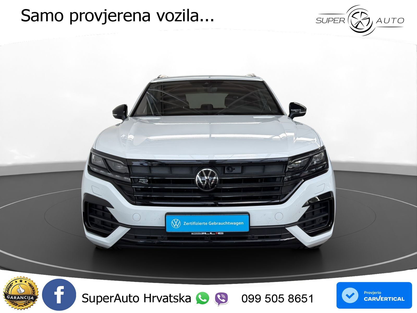 Volkswagen Touareg 3.0 V6 TDI (286 KS) 4MOTION Tiptronic R-Line ZRAČNI+ACC+GR SJED+KAM+PANO